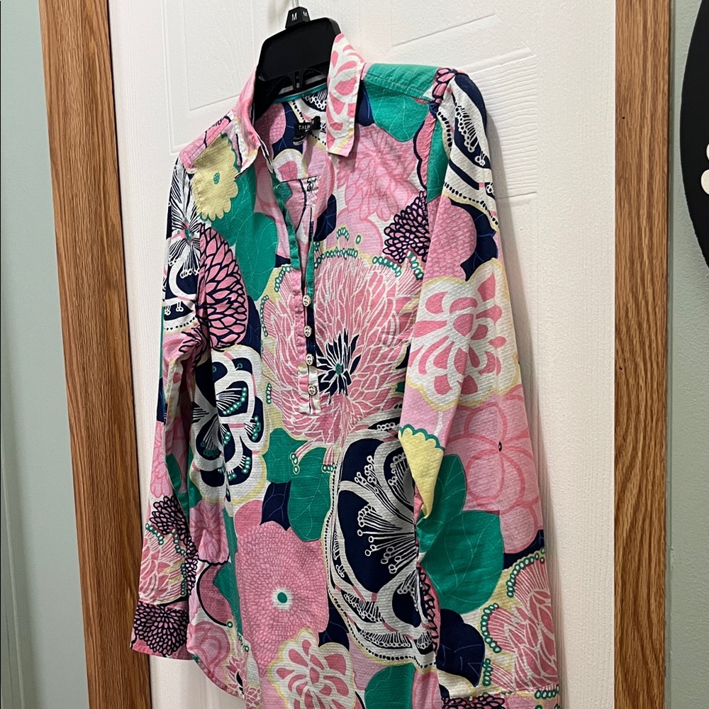 Talbots Floral Multicolor Blouse